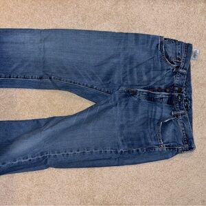 Levi's Classic Indigo Jeans with Brown Patch